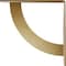 Ekena Millwork Bulwark Steel Bracket, Hammered Gold 2"W x 14"D x 14"H BKTM02X14X14BUHGO - alternate 9